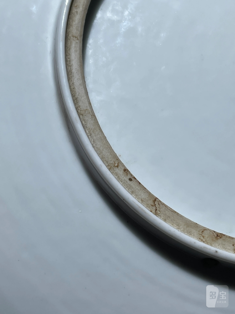 民国 张松涛画粉彩花鸟纹盘 - 图8